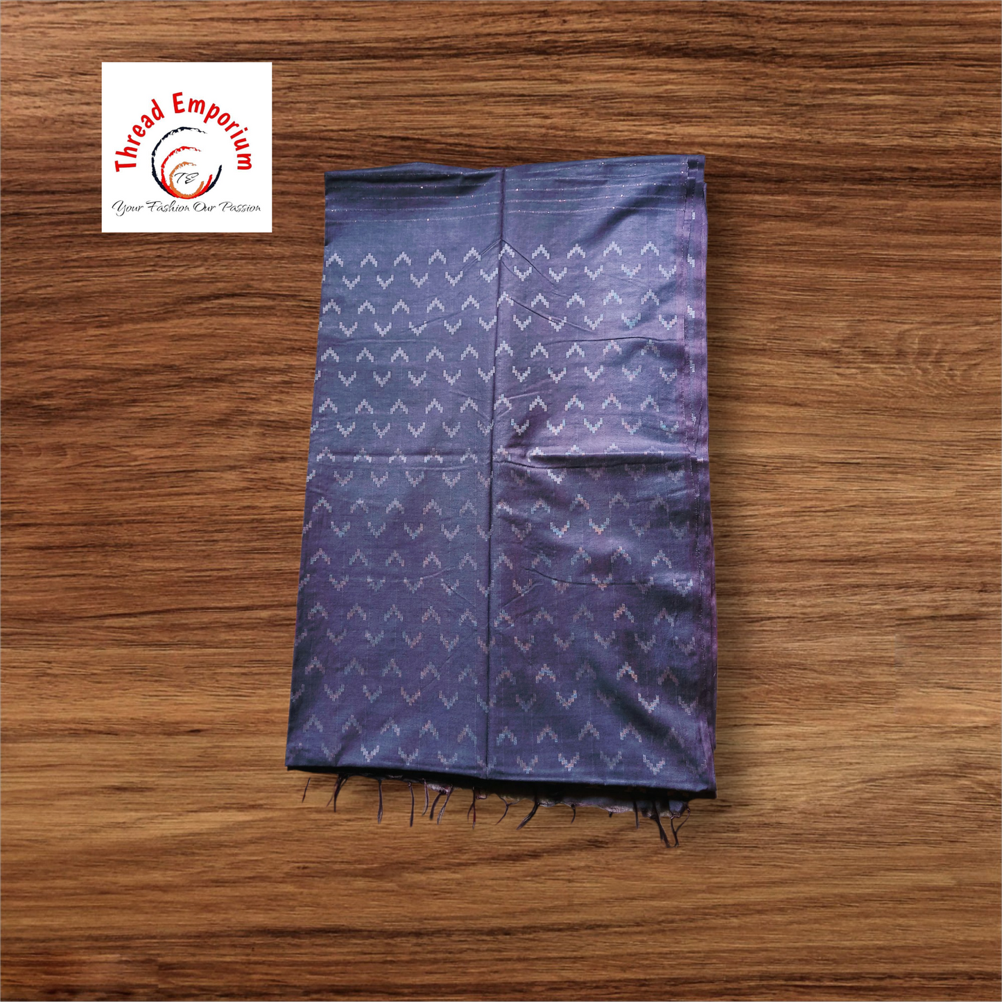 Metallic Grey kota silk saree