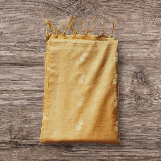 Golden kota silk saree